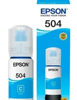 Botella de tinta EPSON 504 Cyan