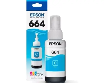 Botella de tinta EPSON 664 Cyan