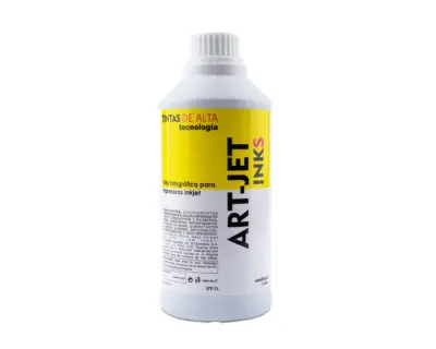 Botella de Tinta Amarilla ART-JET INKS 1 Litro