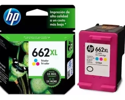 Cartucho HP 662 Tri-Color XL