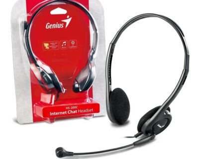 Auriculares Genius HS-200C Internet Chat Headset Negro